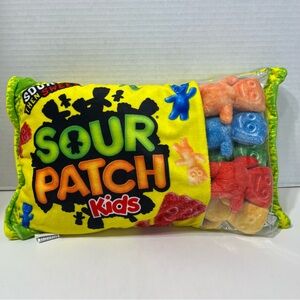 ISCREAM Sour Patch Kids Pillow with 5 mini plush dolls